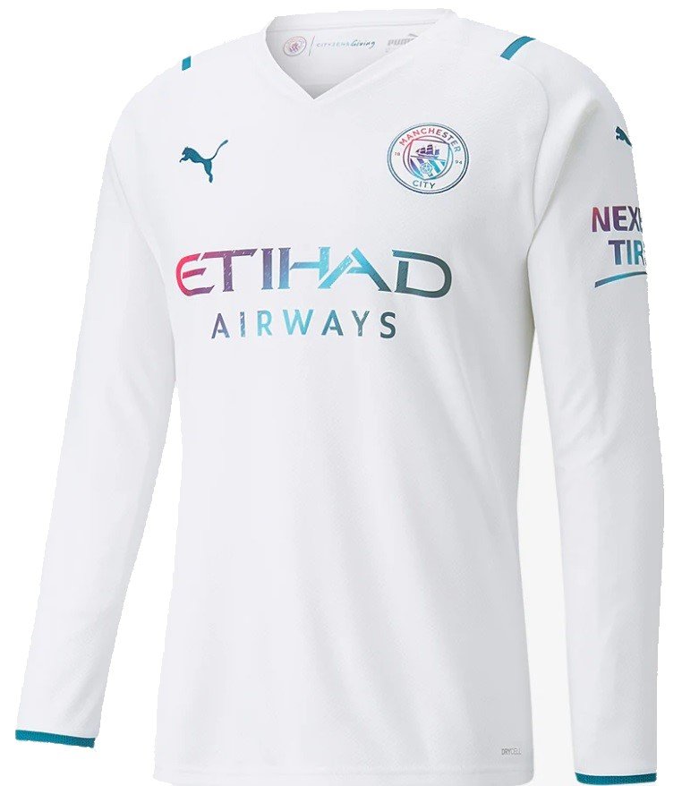 Camisa II Manchester City 2021 2022 Puma oficial manga comprida